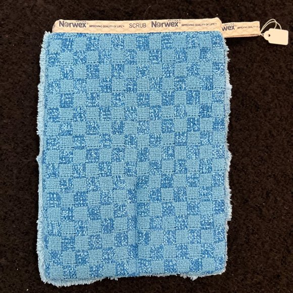 Norwex Bath Bathroom Scrub Mitt Blue Norwex Inventory Sale Poshmark